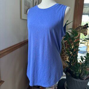 Athleta Breezy Tank, M, Blue, EUC
